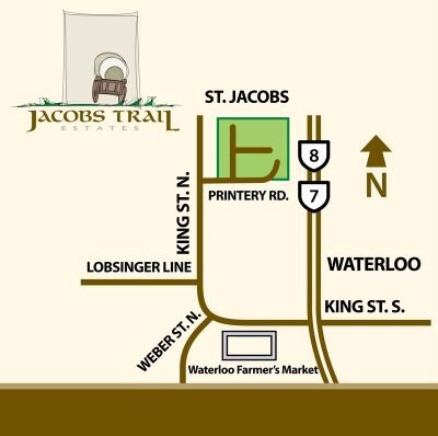 St Jacobs Map